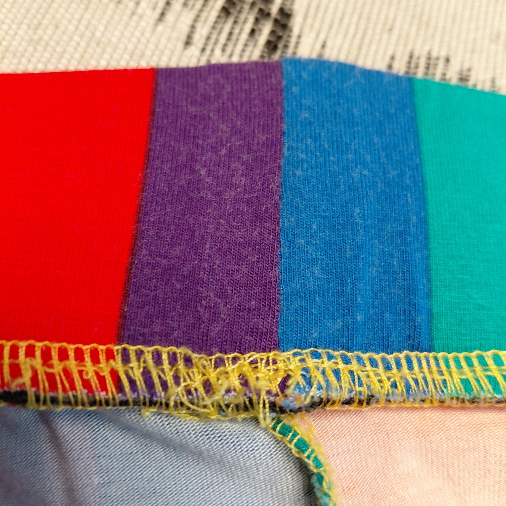 Torrid Rainbow Pride Striped Super Soft Knit Skirt, Shorts, Skort with pockets - Picture 10 of 16